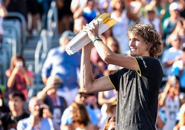 关于德国网球队血洗世界网球队，兹维列夫高光表现的信息